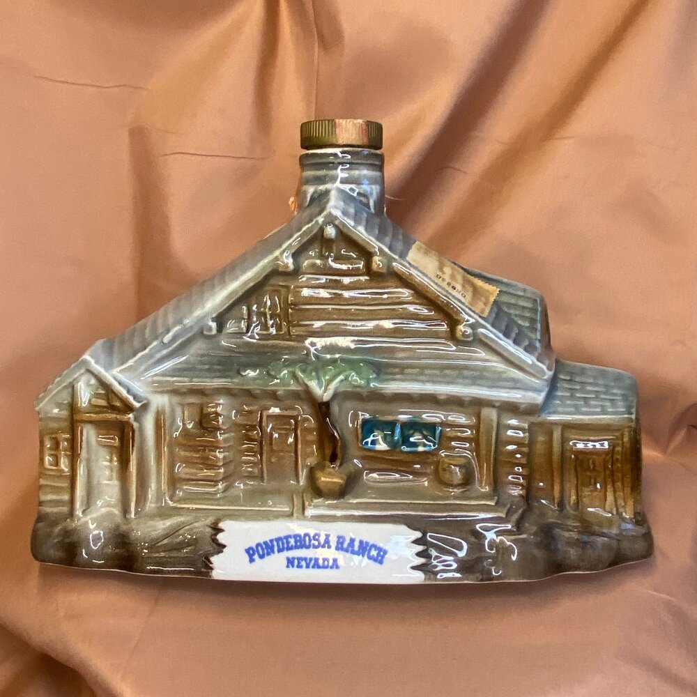 1969 Genuine Regal China Ponderosa Ranch Nevada James Bean Whiskey Decanter - Picture 14 of 14